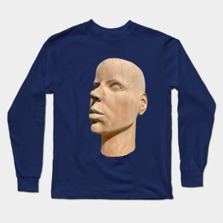 Head Wood carved Long Sleeve T-Shirt